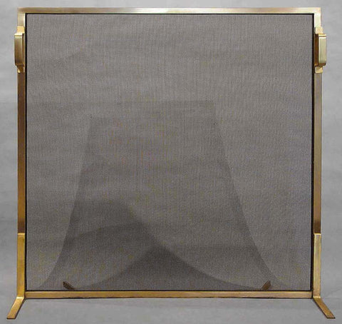 Brass Single Panel Screen