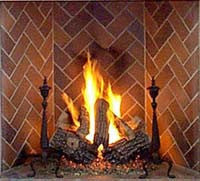 Gas Logs - Propane Andiron Classic