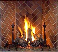 Gas Logs - Natural Gas Andiron Classic